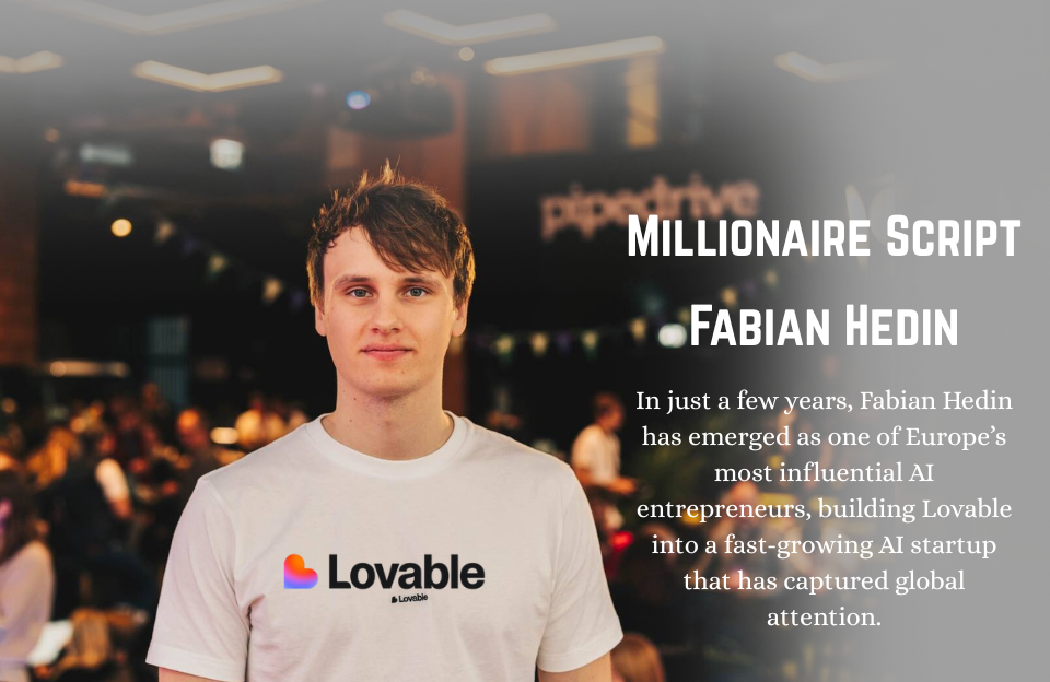 Fabian Hedin Biography and Net Worth