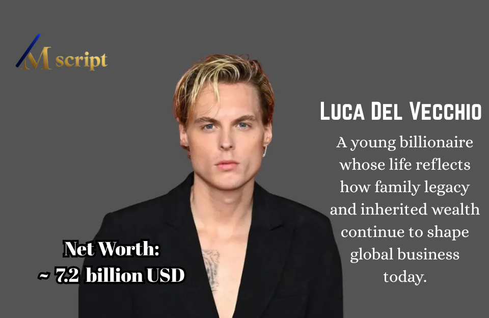 Luca Del Vecchio Biography and Net Worth 2026