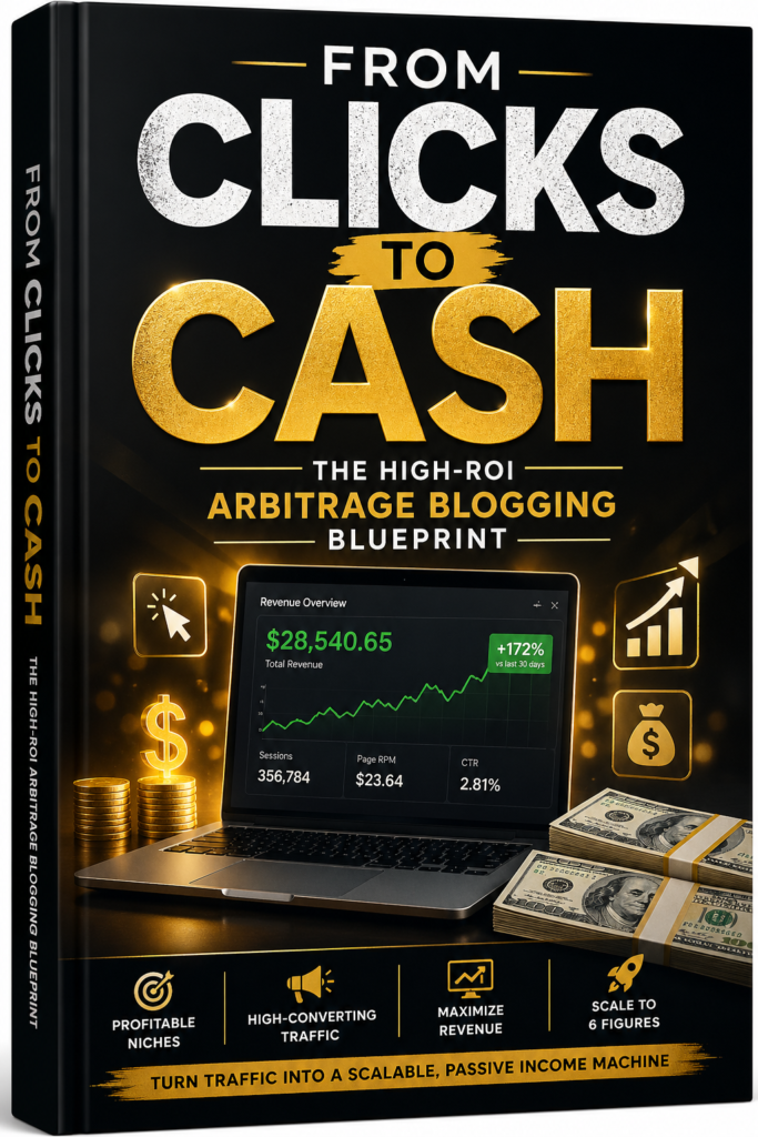 From Clicks To Cash, The High-ROI Arbitrage Blogging Blueprint