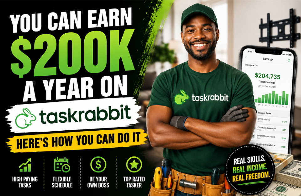 You Can Earn $200K a Year on Taskrabbit
